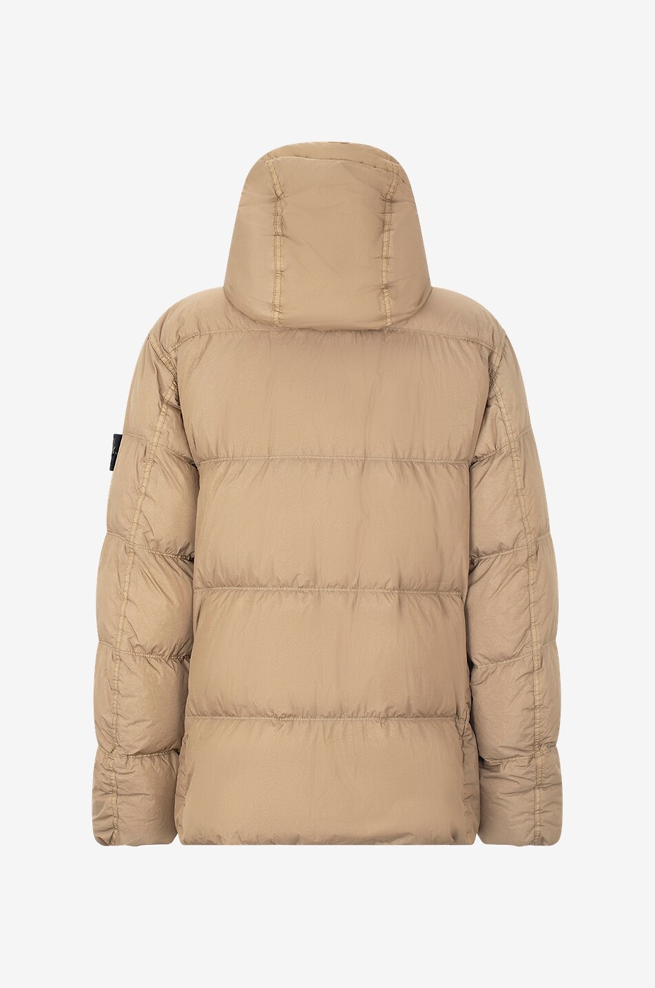 Daunenjacke mit Kapuze 40723 Garment Dyed Crinkle Reps R-NY Down