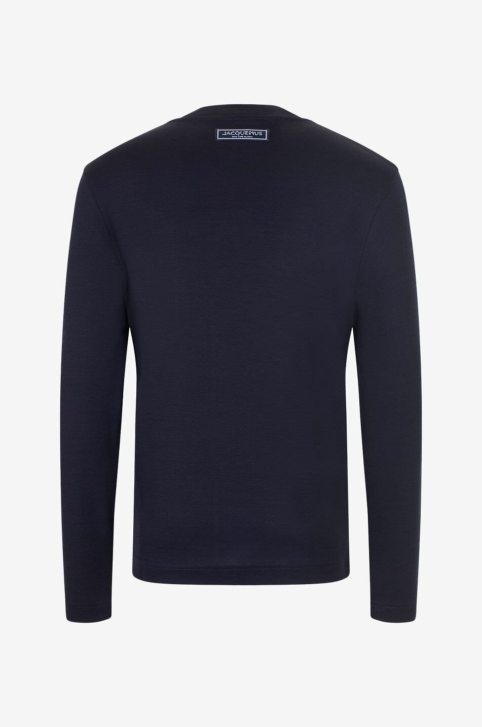JACQUEMUS T-shirt à col V et manches longues Le Tshirt Pesco Homme BLEU FONCE 2