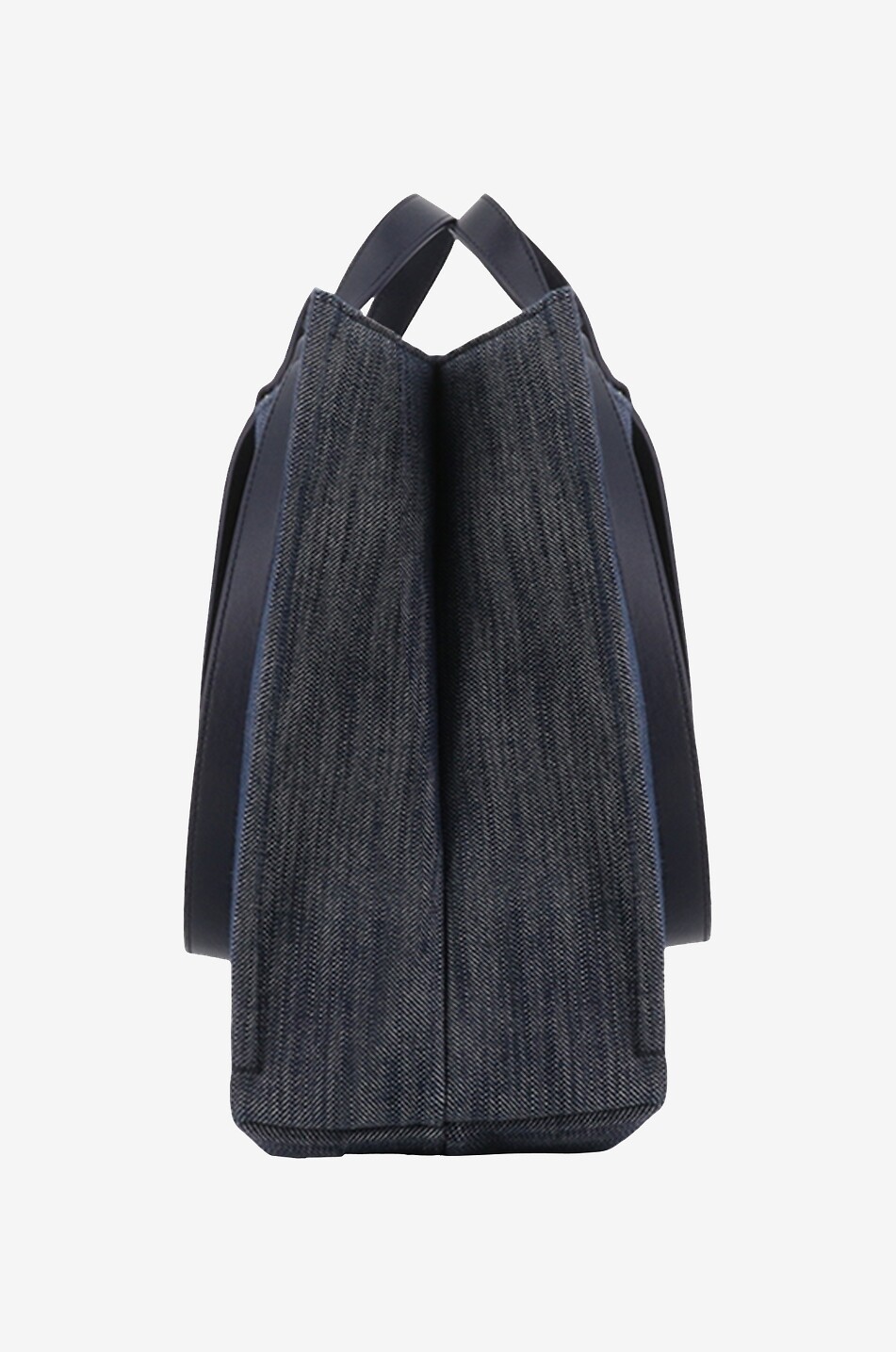 SALVATORE FERRAGAMO Shopper aus Logo-besticktem Denim Medium Damen BLAU 4