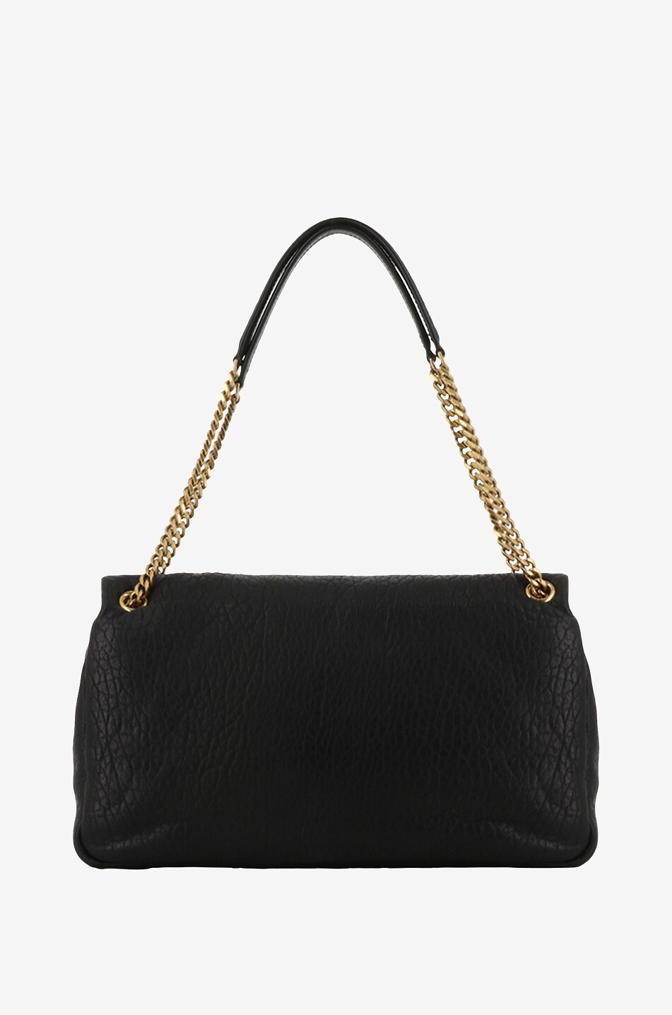 SAINT LAURENT PARIS Schultertasche aus genarbtem Lammleder Calypso Large Damen SCHWARZ 3
