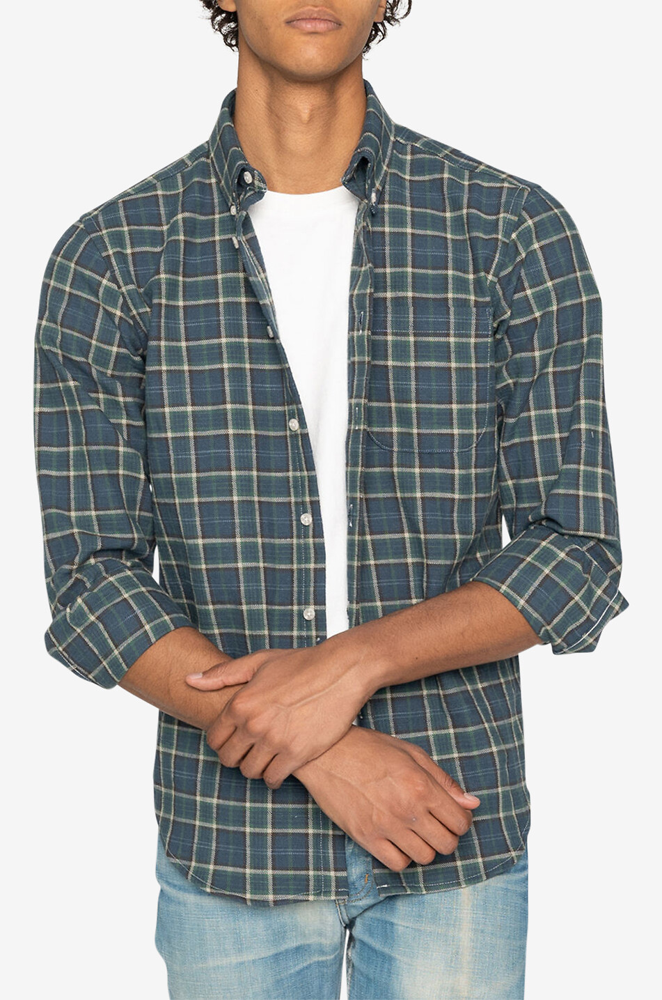 Kariertes Flanellhemd Easy Shirt