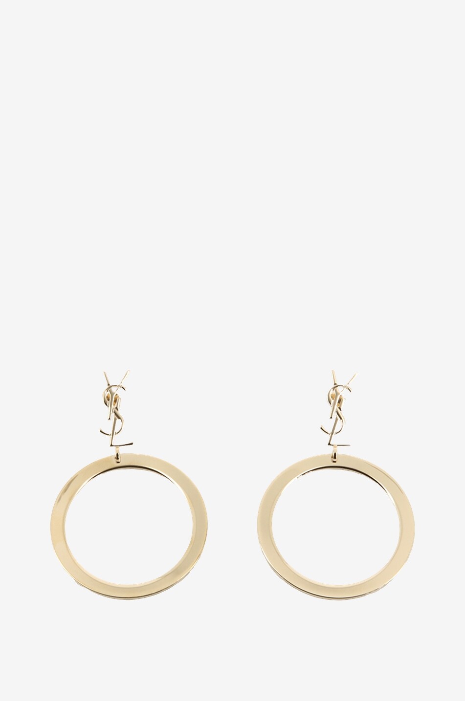 Cassandre large gold-tone hoop earrings