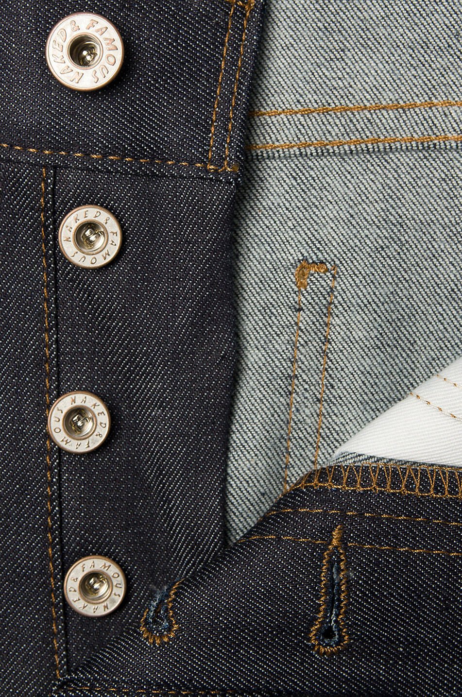 Jean slim brut en coton et cachemire Super Guy