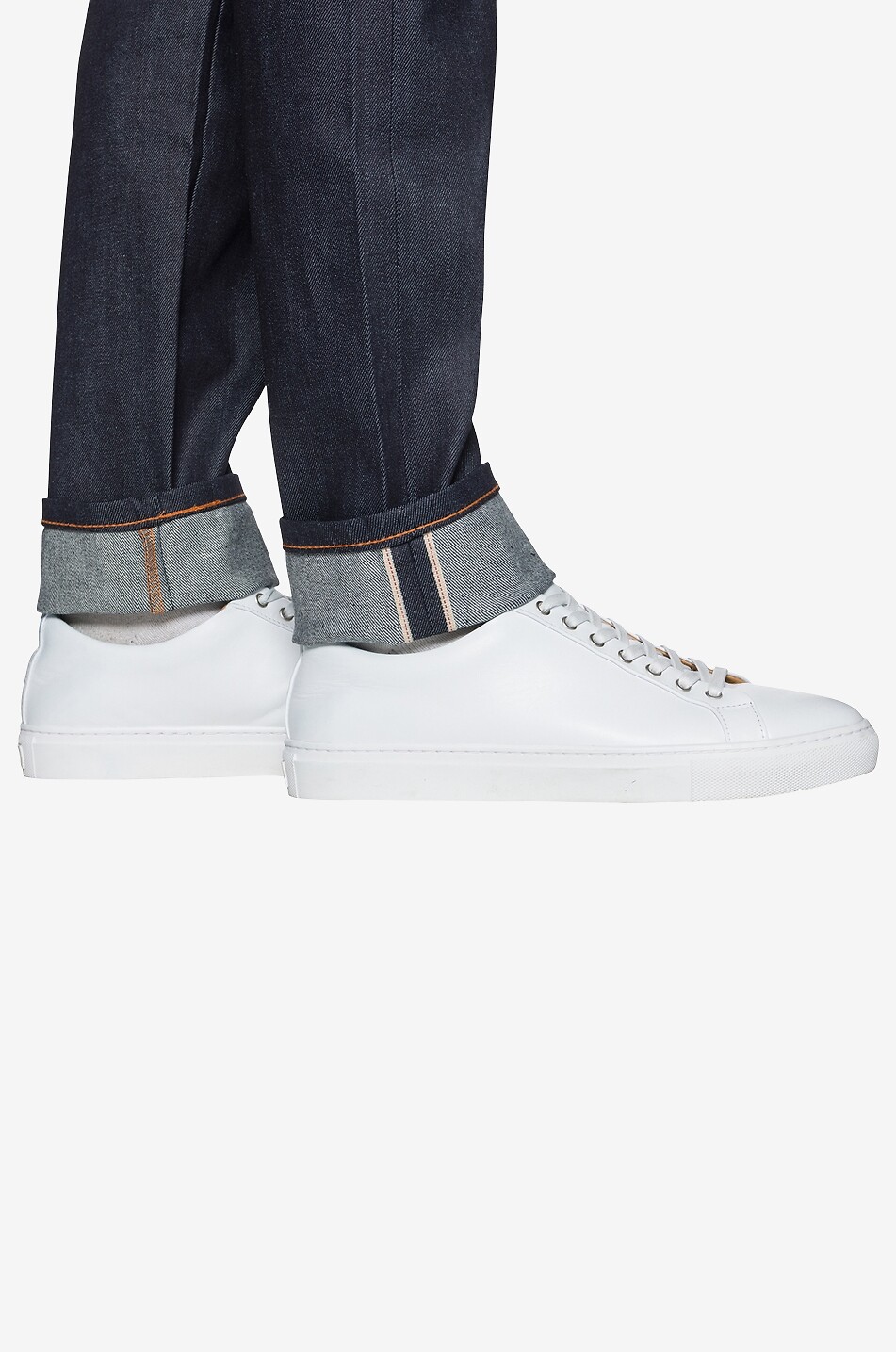 NAKED & FAMOUS DENIM Slim Jeans aus Baumwolle Super Guy Herren DUNKELBLAU 7