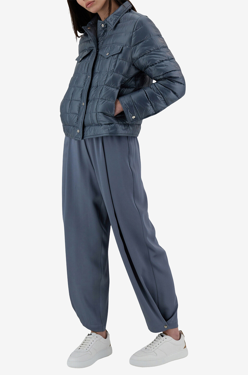 HERNO Gesteppte Nylonjacke Ultralight Resort Damen BLAU 5