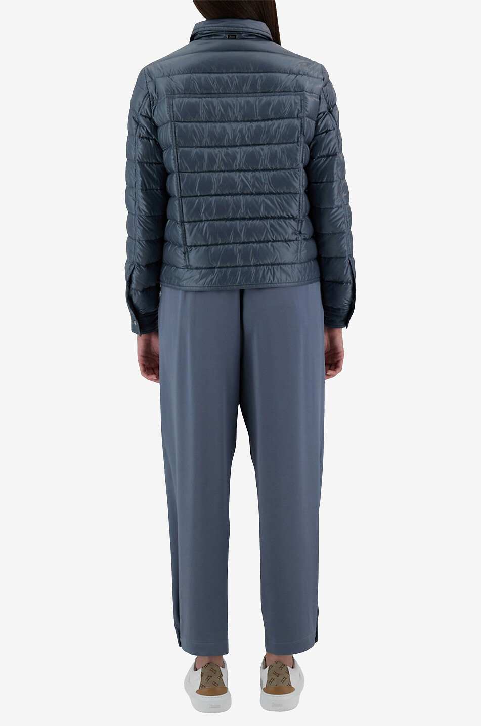 HERNO Gesteppte Nylonjacke Ultralight Resort Damen BLAU 6