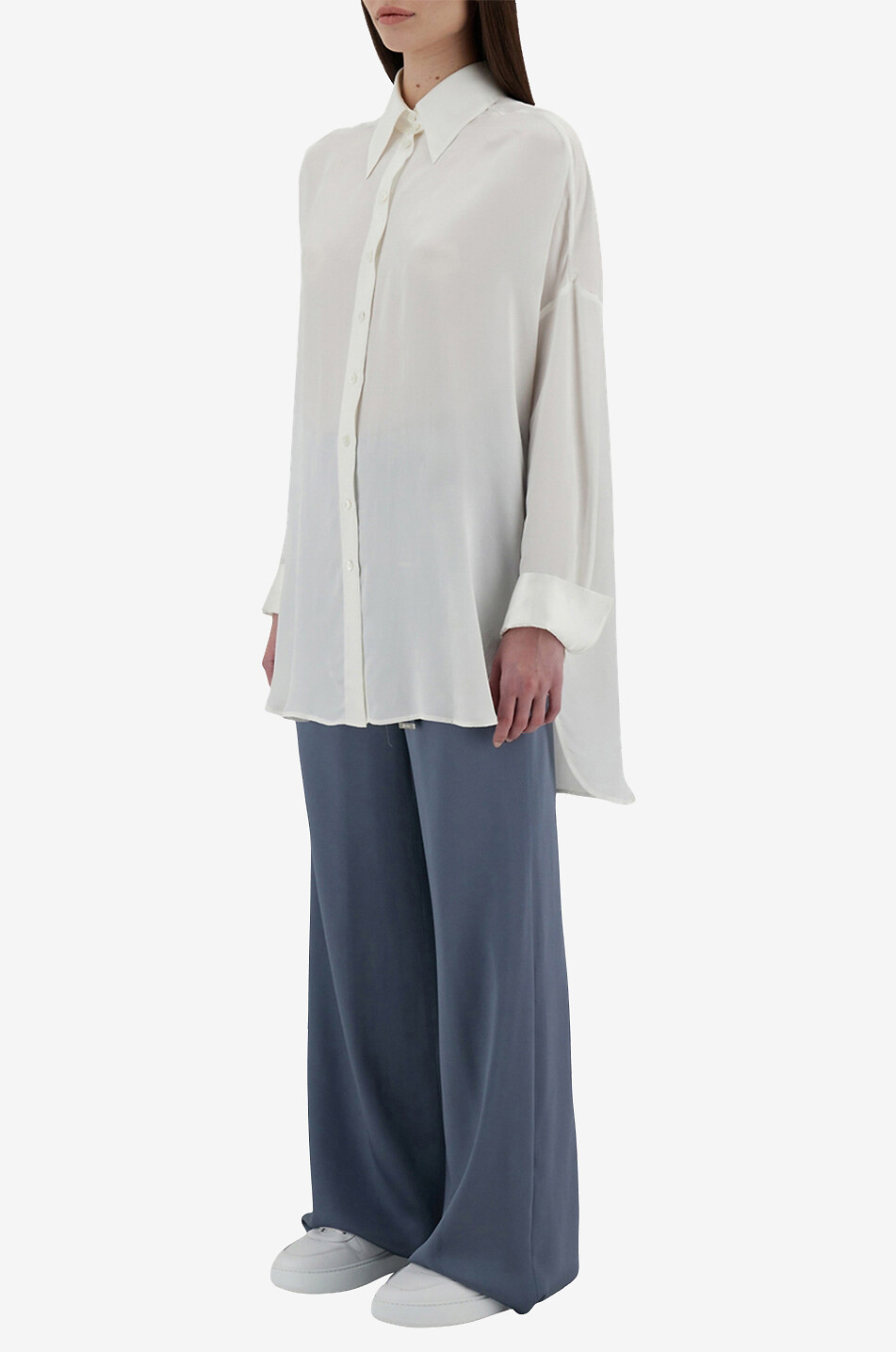 Chemise oversize satinée Resort Ever