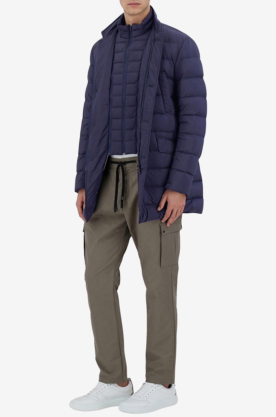 HERNO Doudoune Il Cappotto Homme BLEU FONCE 5