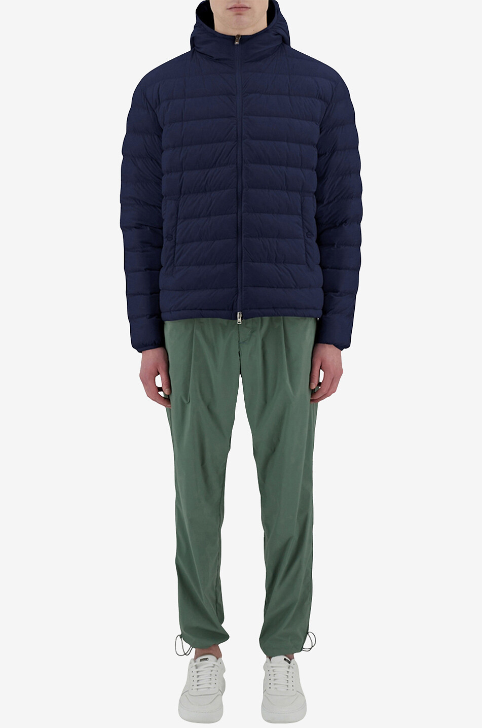 HERNO Bomber Resort lightweight puffer jacket Men DARK BLUE 3