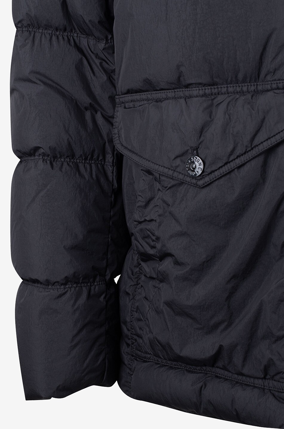 Daunenjacke mit Kapuze 40723 Garment Dyed Crinkle Reps R-NY Down