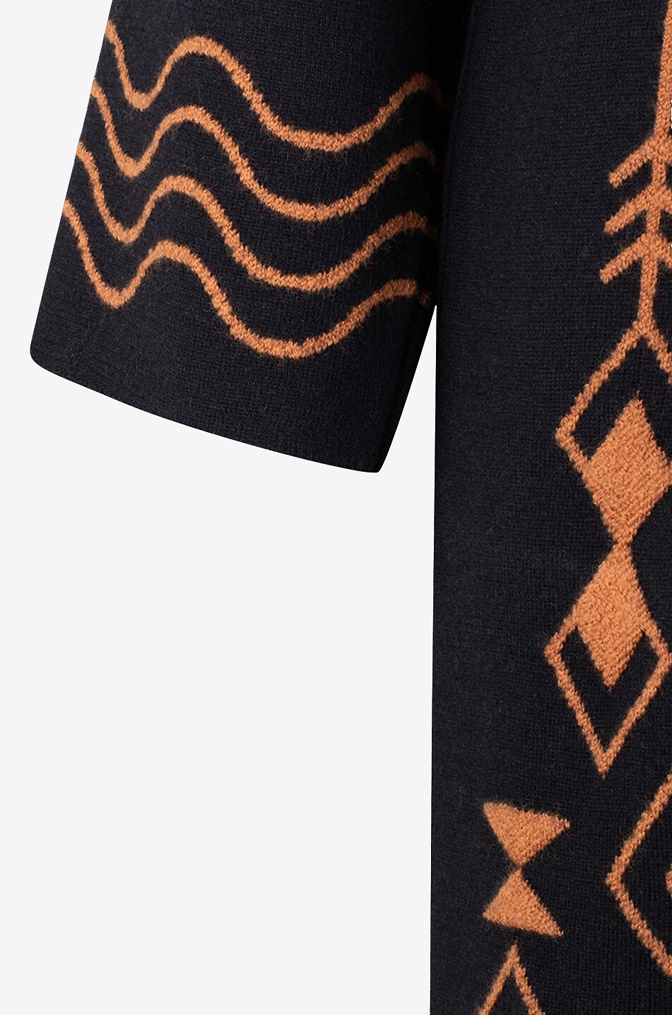 Manteau en maille jacquard Mystic Gate