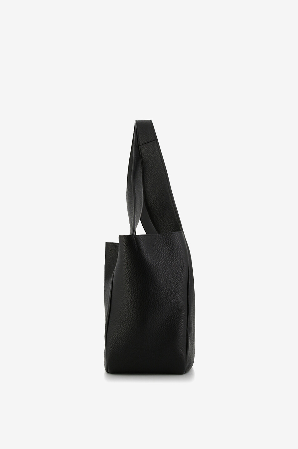 SAINT LAURENT PARIS Le 5 à 7 Bea supple grained leather tote bag Women BLACK 4