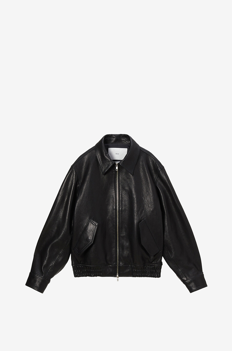 Short nappa leather jacket