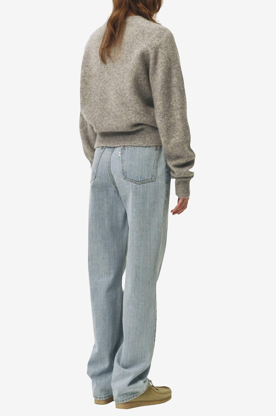 Helle weite Jeans im 90er-Look