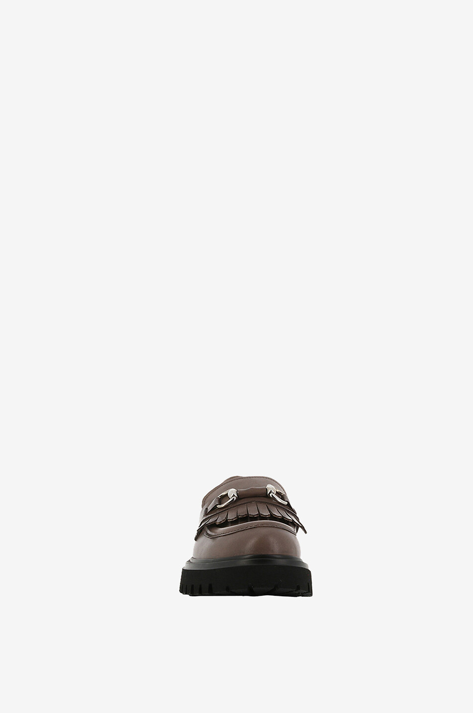 Mocassins en cuir à semelles crantées et franges Werter 30