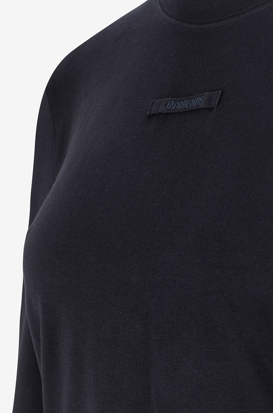 JACQUEMUS Le tshirt Gros Grain long-sleeved T-shirt Women BLACK 3