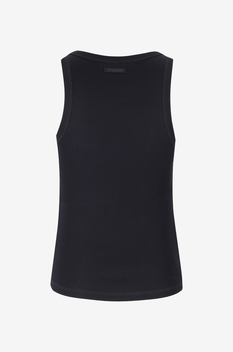 JACQUEMUS Geripptes Tanktop Le Débardeur Gros Grain Damen SCHWARZ 2
