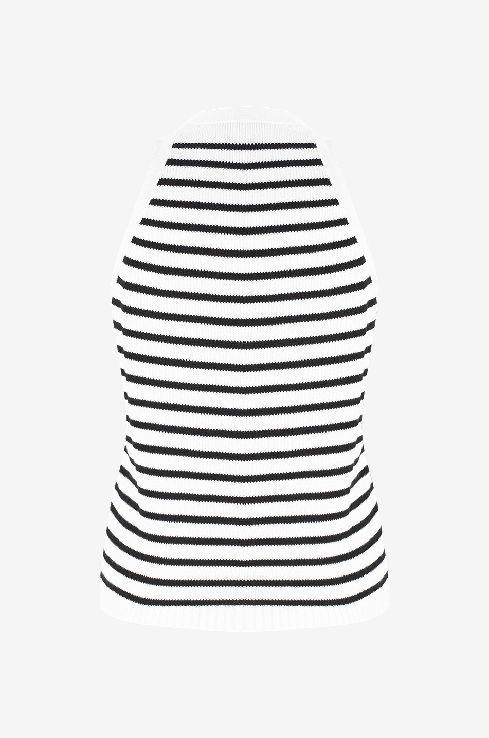 AKRIS PUNTO Gilet en maille de coton à rayures Femme MULTICOLORE 2
