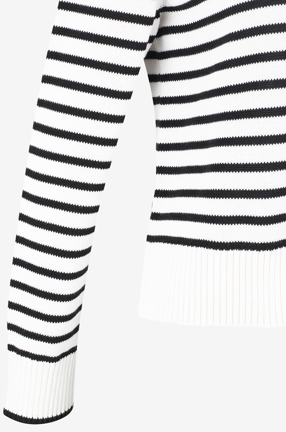 AKRIS PUNTO Fitted Breton jumper in cotton Women MULTI COLOURED 3