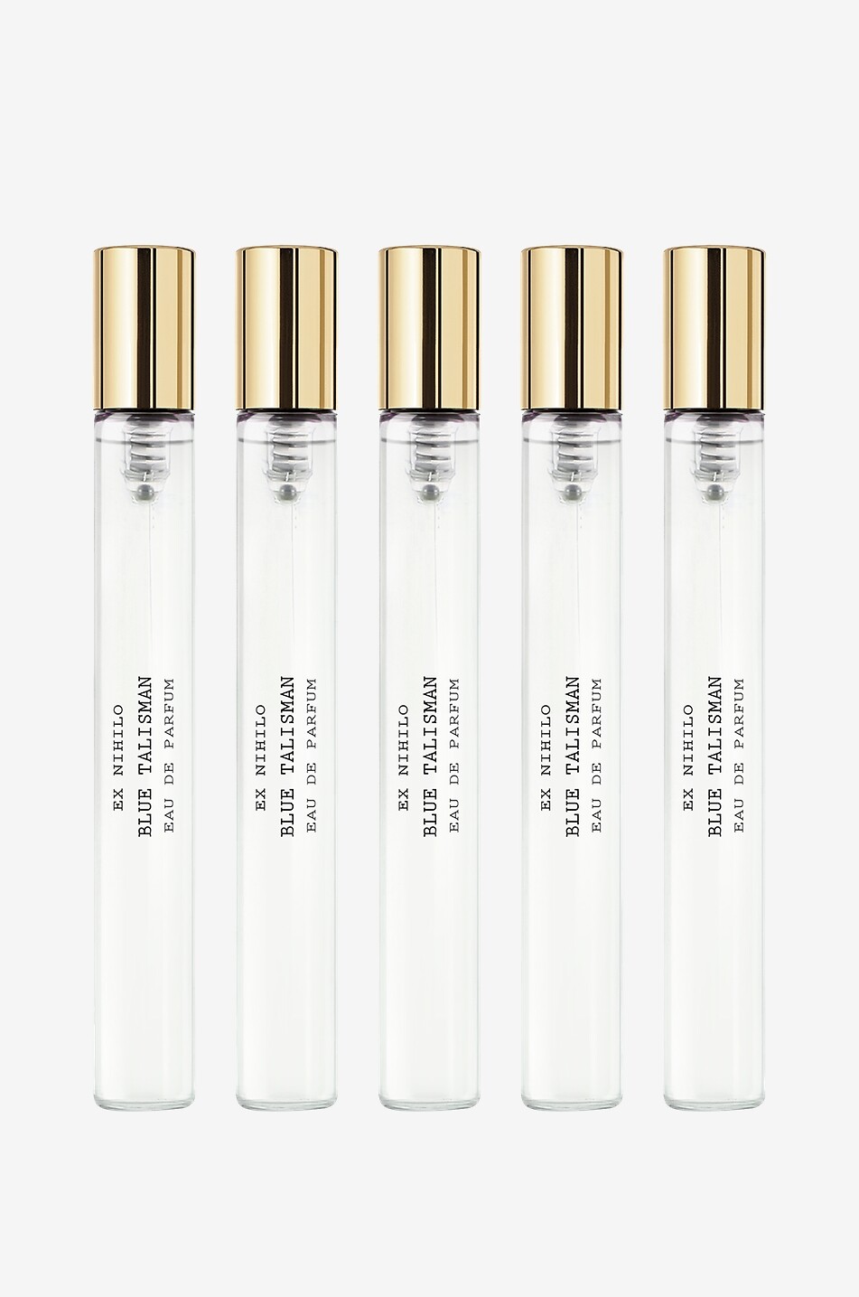 EX NIHILO Blue Talisman perfume travel set - 5 x 7.5 ml Unisex Colourless 1