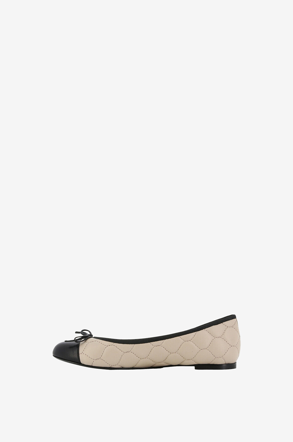 BONGENIE Ballerines matelassées en cuir nappa Fly Femme BEIGE 3