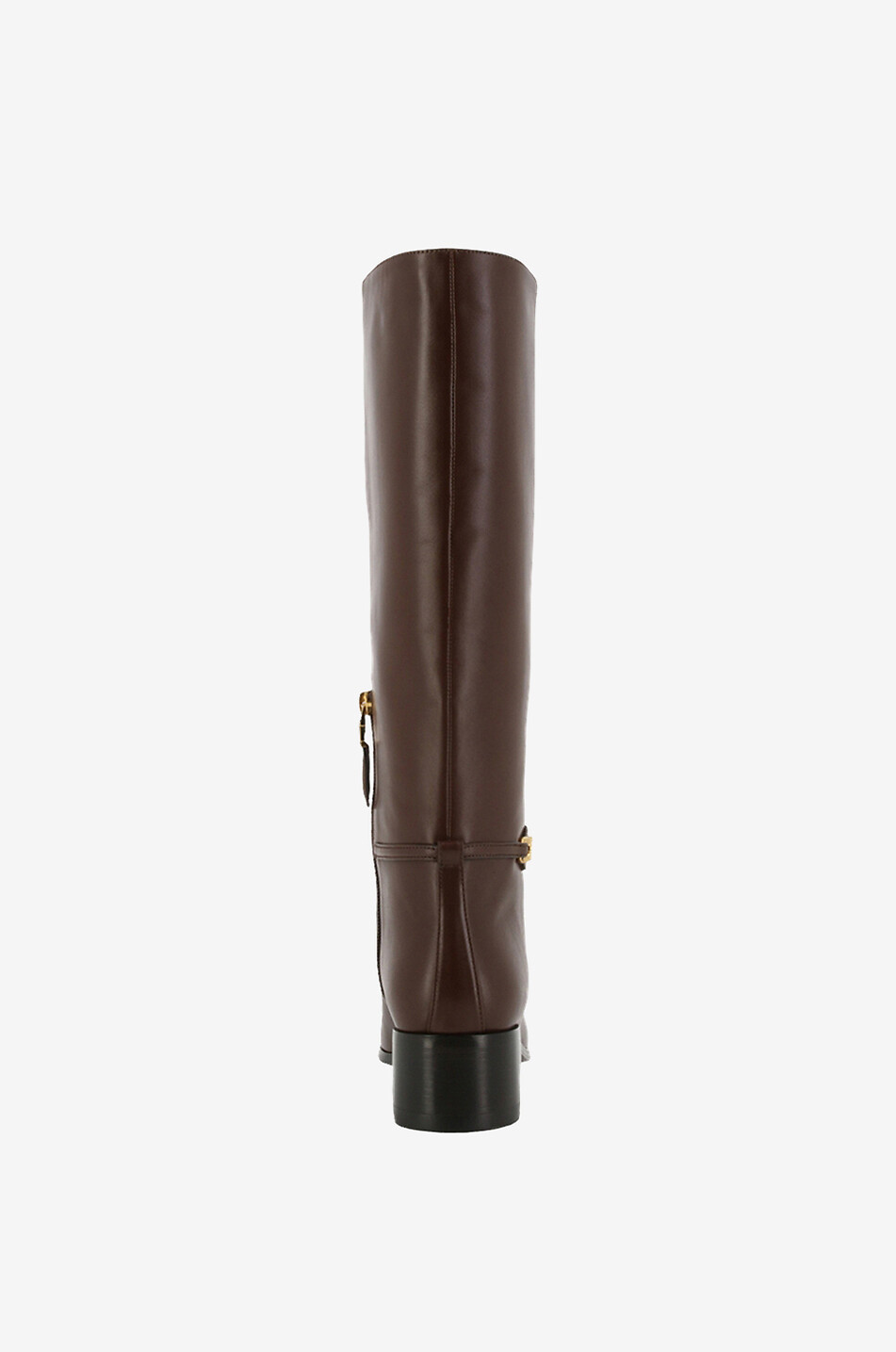 TOM FORD Glattlederstiefel mit Absatz und Schnalle Damen BRAUN 9