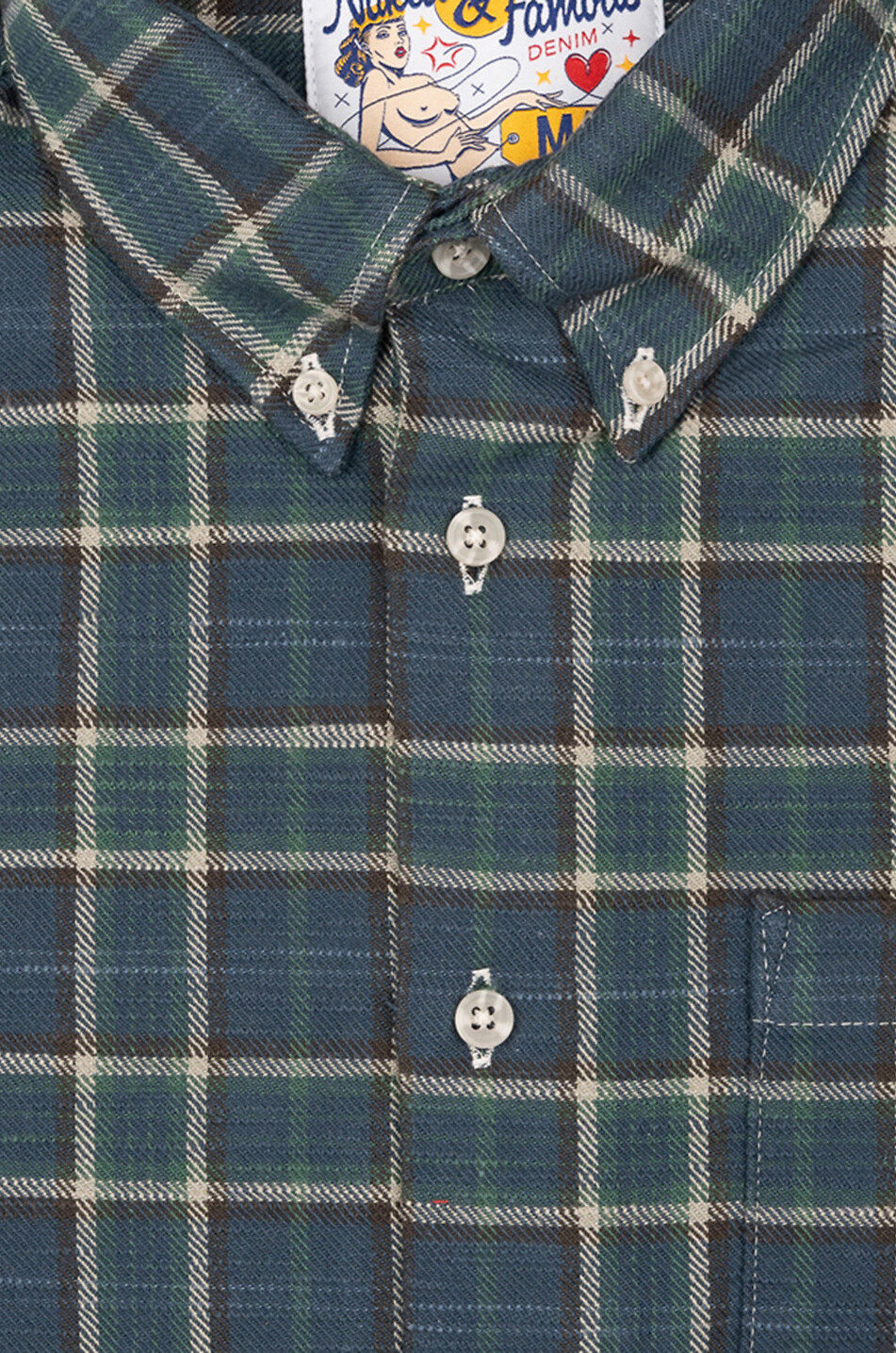 Kariertes Flanellhemd Easy Shirt