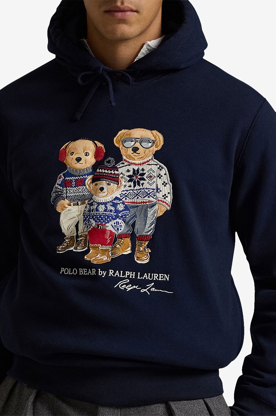 Polo bear sweater hoodie best sale