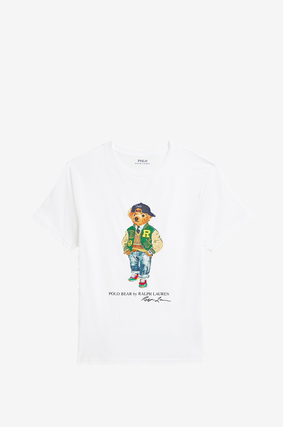 Boys white ralph lauren t shirt online