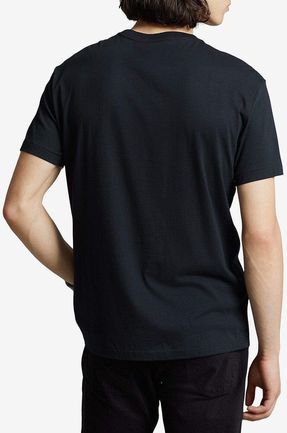 POLO RALPH LAUREN T-shirt à manches courtes Pony Custom Slim Fit Homme NOIR 3