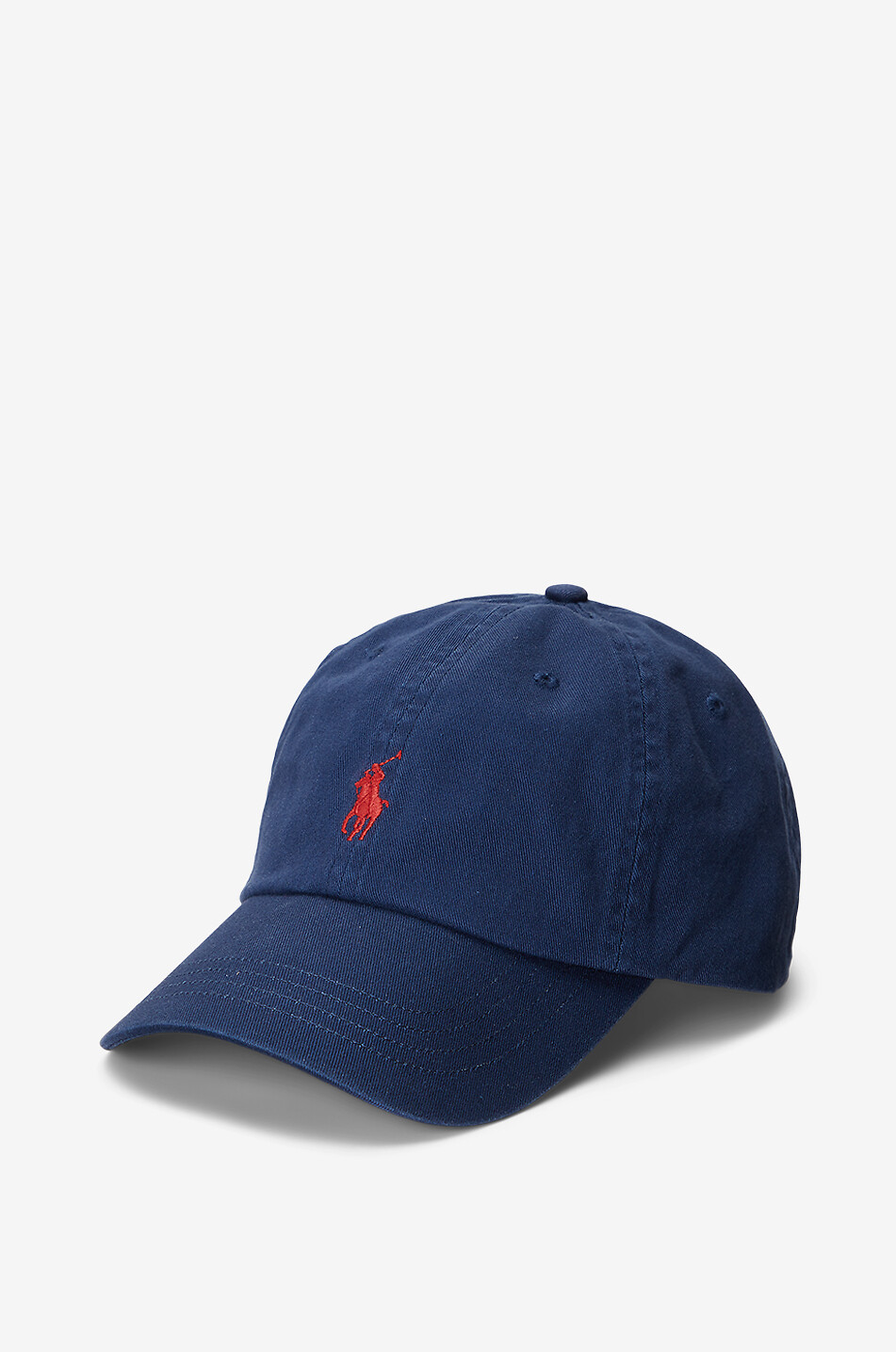 Pony embroidered chino baseball cap