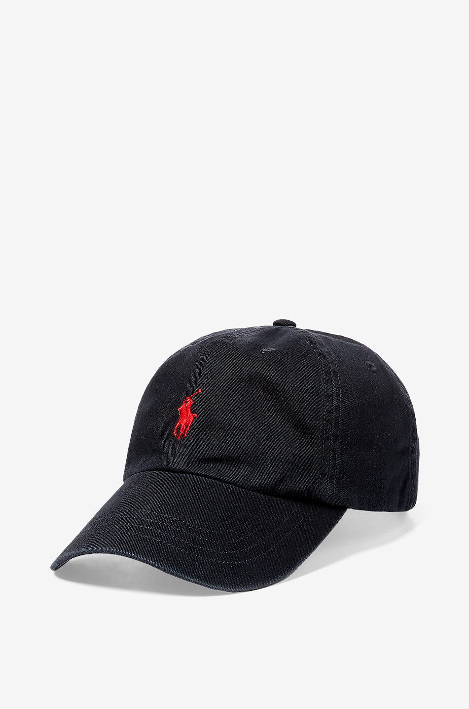 Pony embroidered chino baseball cap