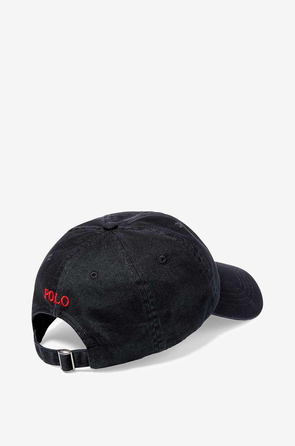 POLO RALPH LAUREN Pony embroidered chino baseball cap Men BLACK 2