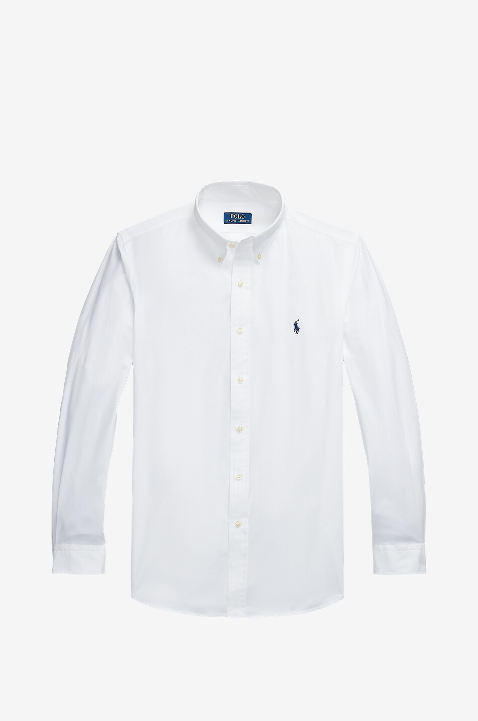 Chemise à manches longues en popeline stretch Pony Custom Fit