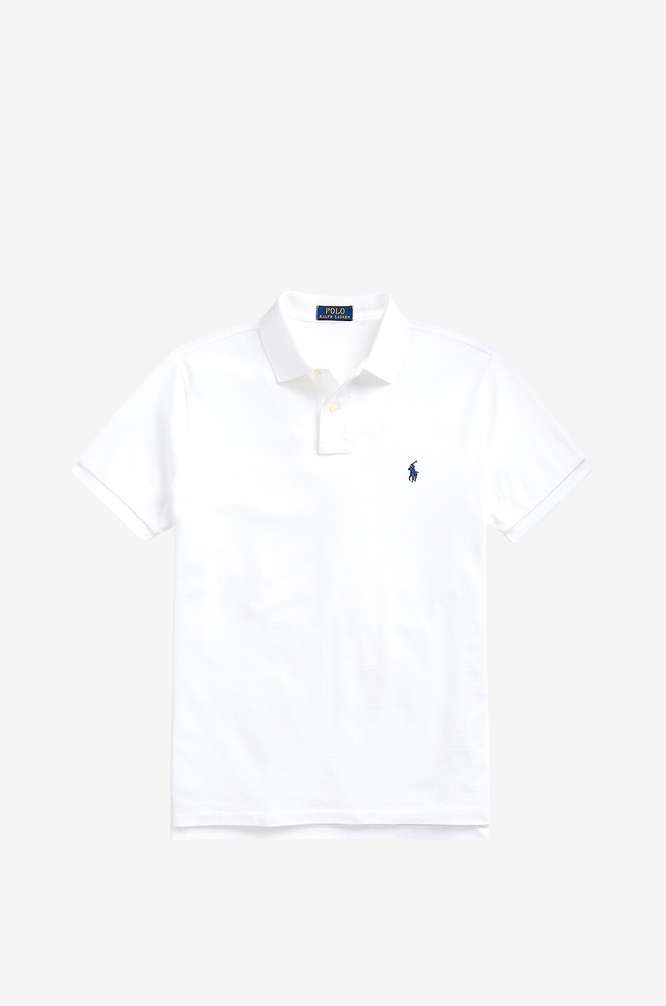 Polo à manches courtes en coton piqué Pony Custom Slim Fit