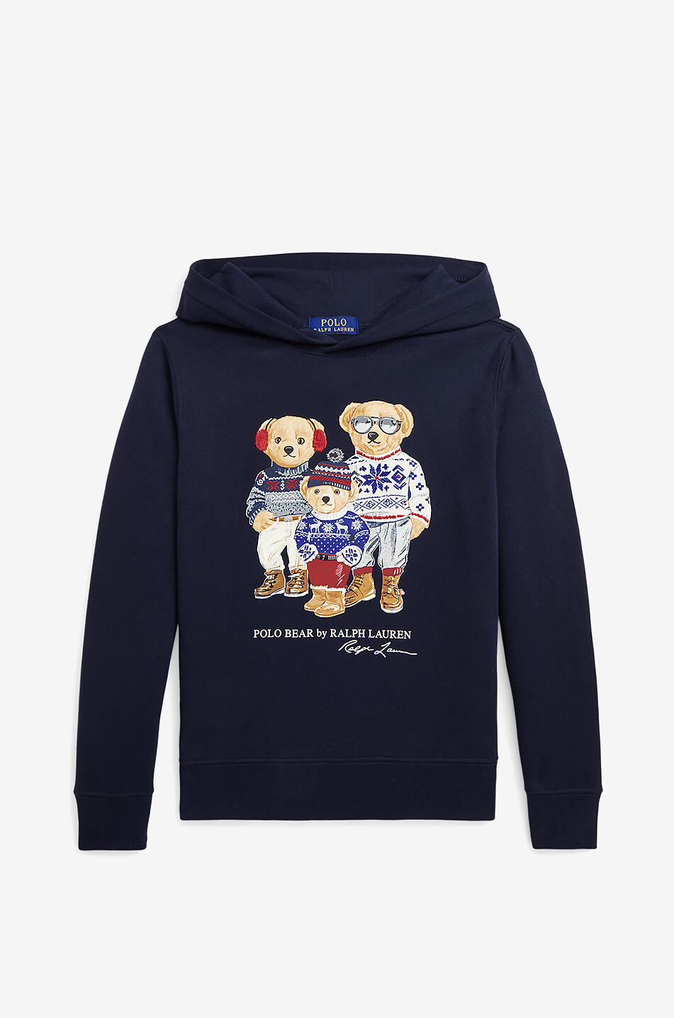 Polo Bear Family boys hooded sweatshirt