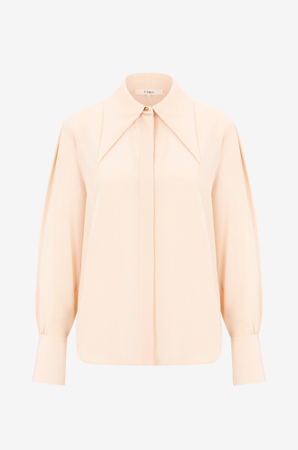 CHLOE Crêpe-de-Chine-Hemd Héritage Damen HELLROSA 1