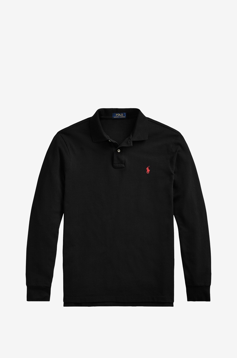 Mens Ralph Lauren polo black on sale large new custom slim fit