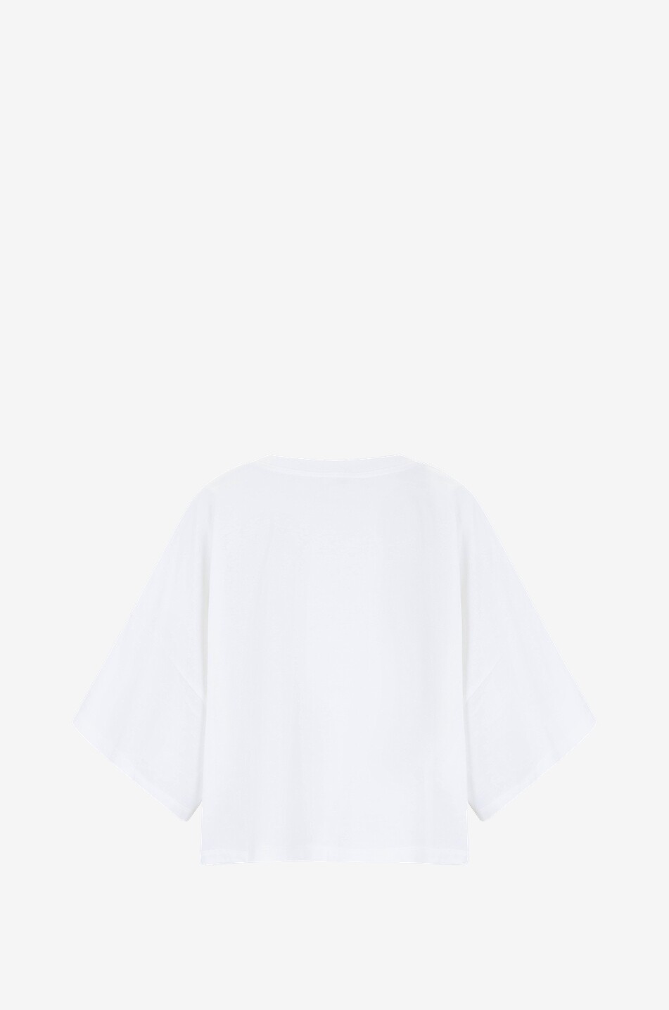 CHLOE T-shirt court et ample imprimé logo Femme BLANC 2