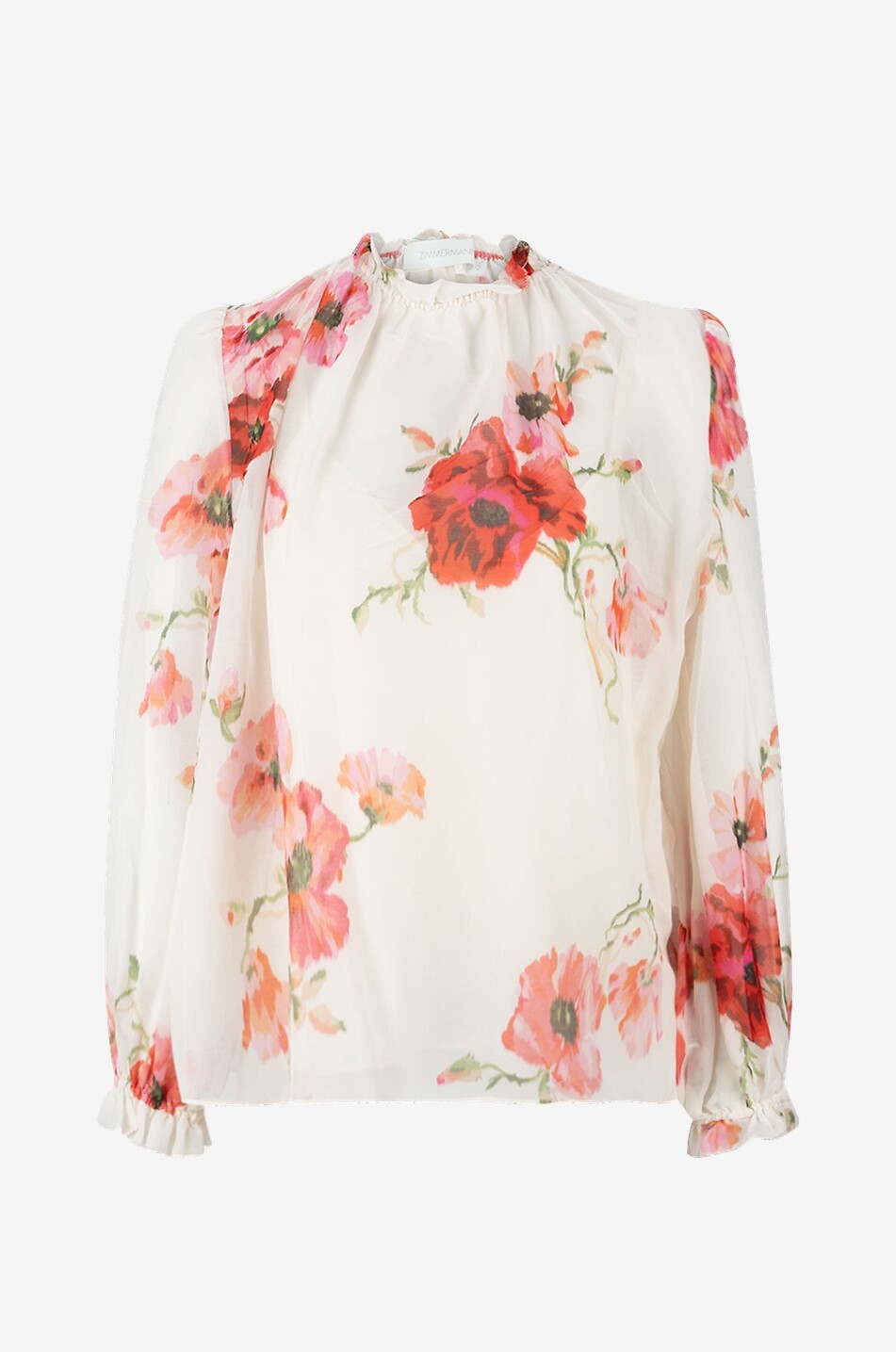 ZIMMERMANN Geblümte Musselin-Bluse Lightburst Billow Damen BUNT 1