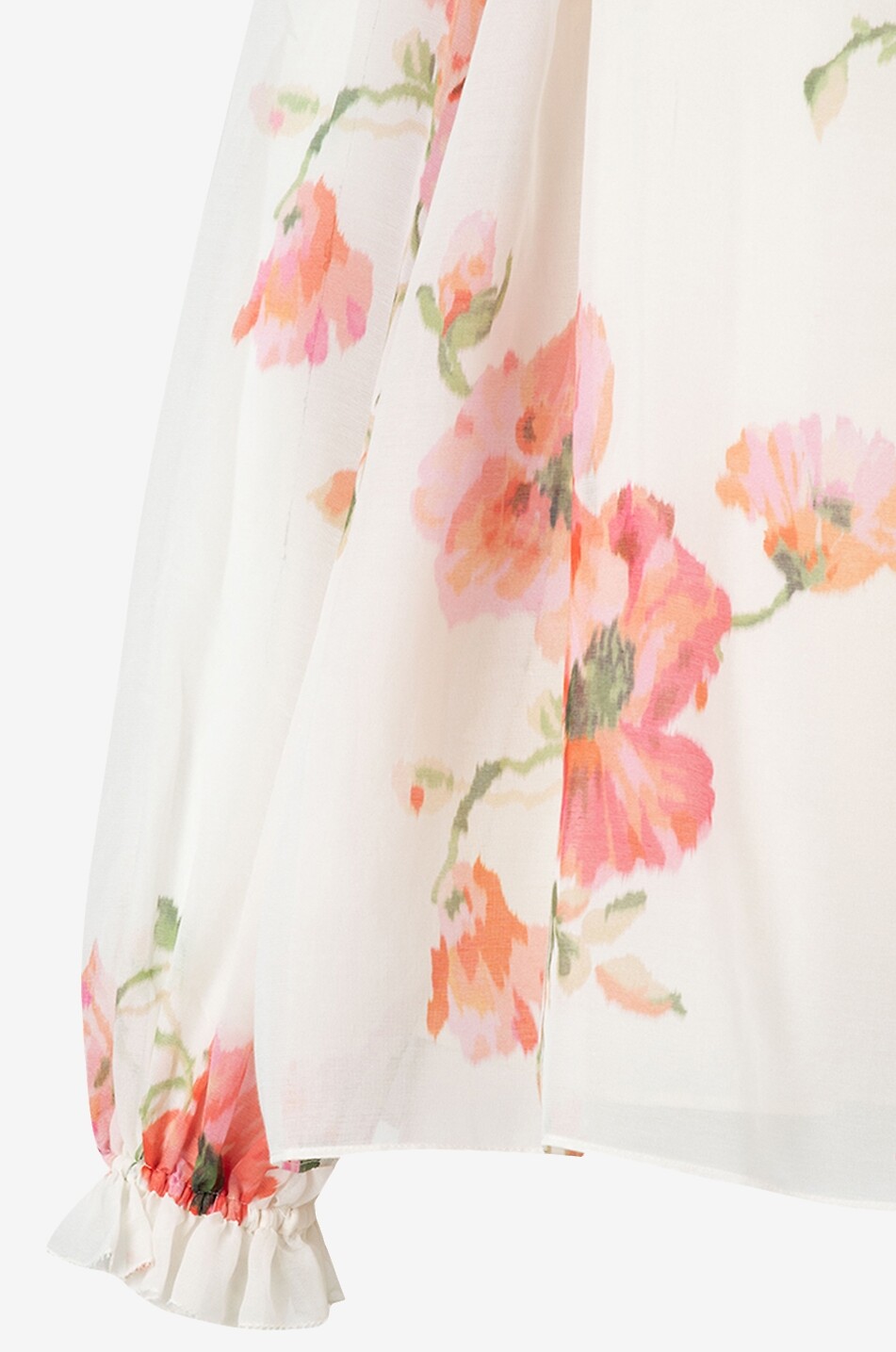ZIMMERMANN Geblümte Musselin-Bluse Lightburst Billow Damen BUNT 3