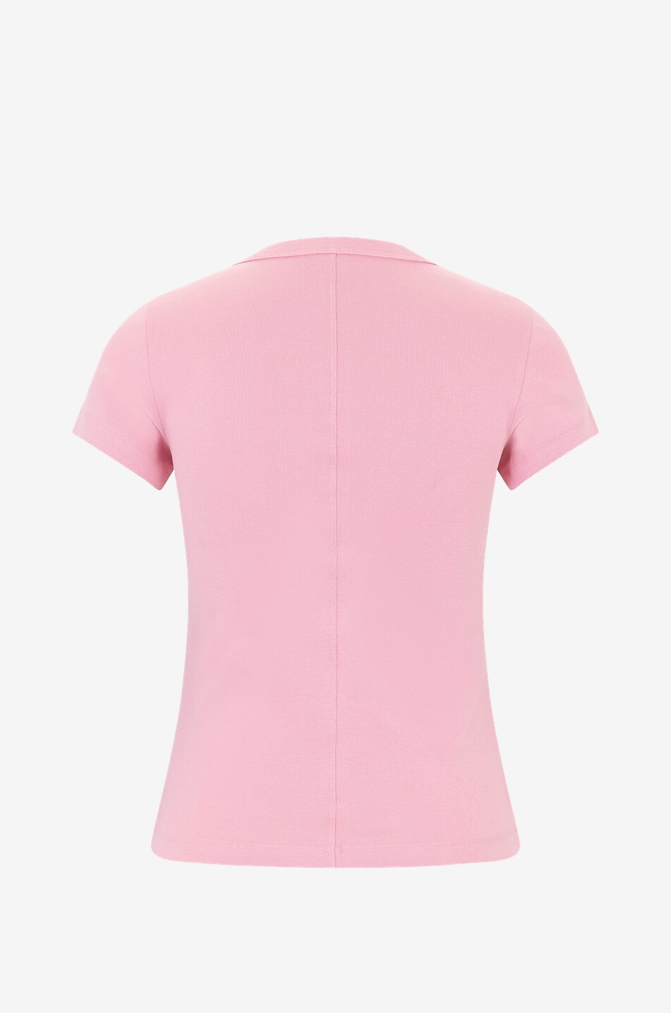 FLORE FLORE T-shirt ajusté à col V et manches courtes Jill Baby Femme ROSE 2