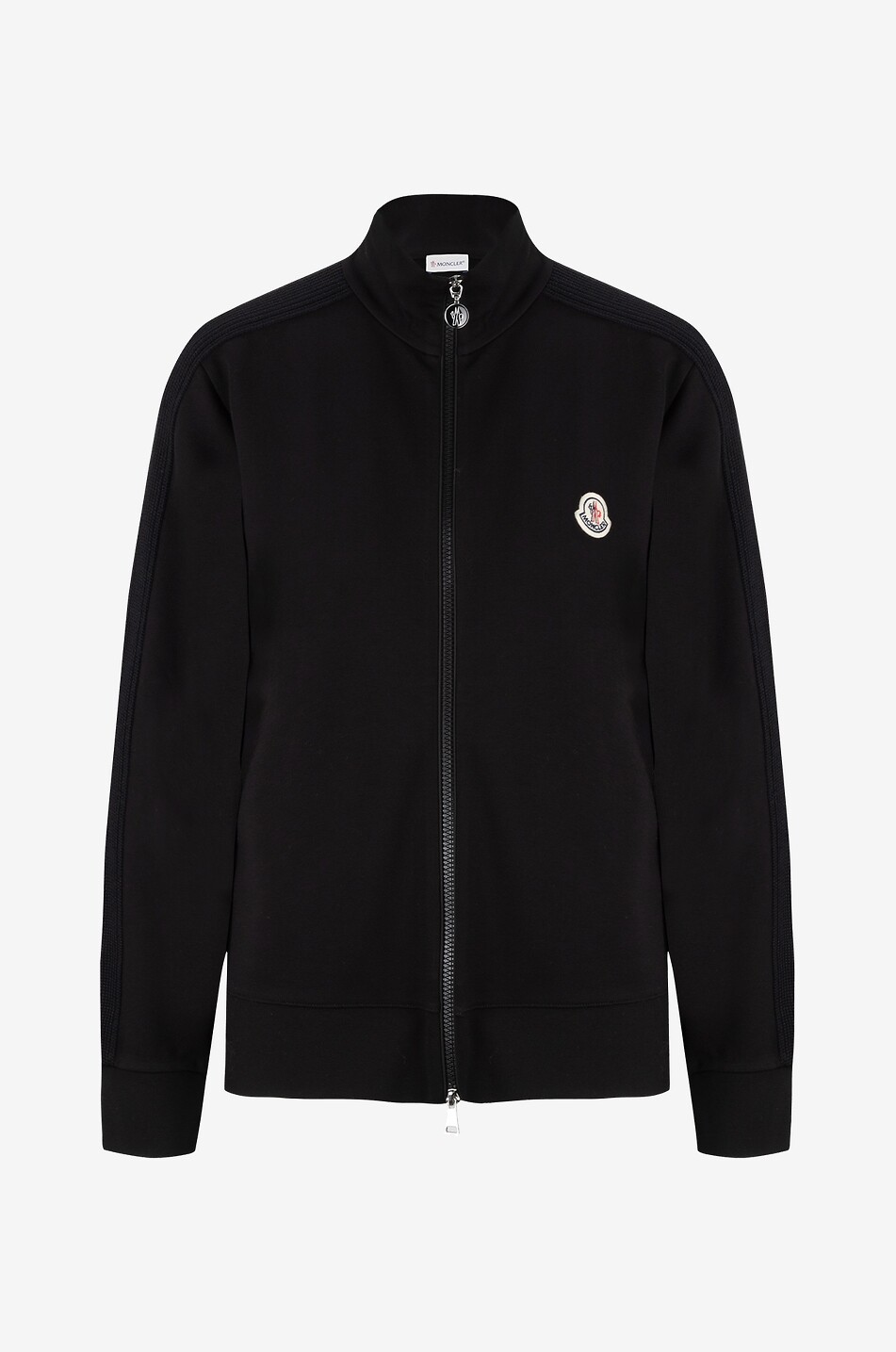 Full zip jersey and knit sweat jacket with stand up collar MONCLER Bongenie