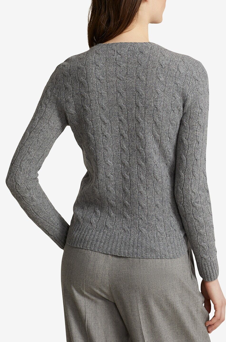 Pull gris ralph shops lauren femme