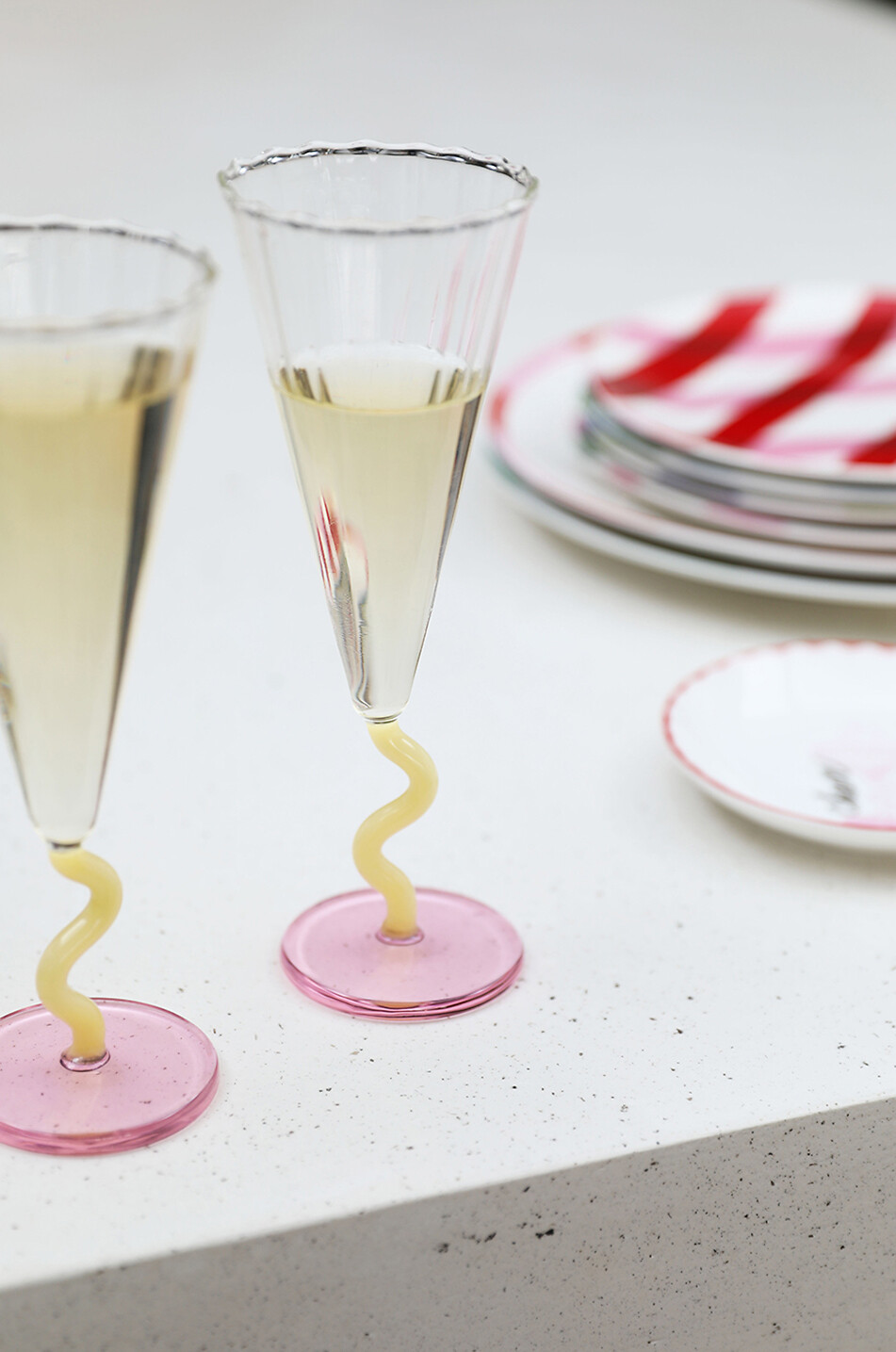 KLEVERING Set de deux flûtes Caramel Maison MULTICOLORE 2