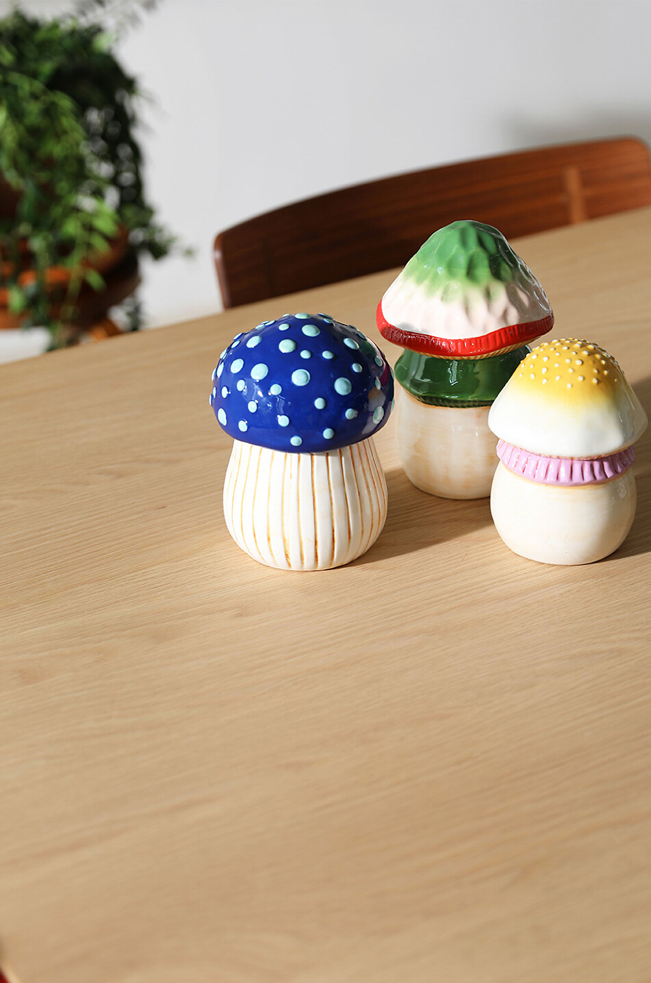 KLEVERING Bocal en dolomite Magic Mushroom Large Maison MULTICOLORE 4