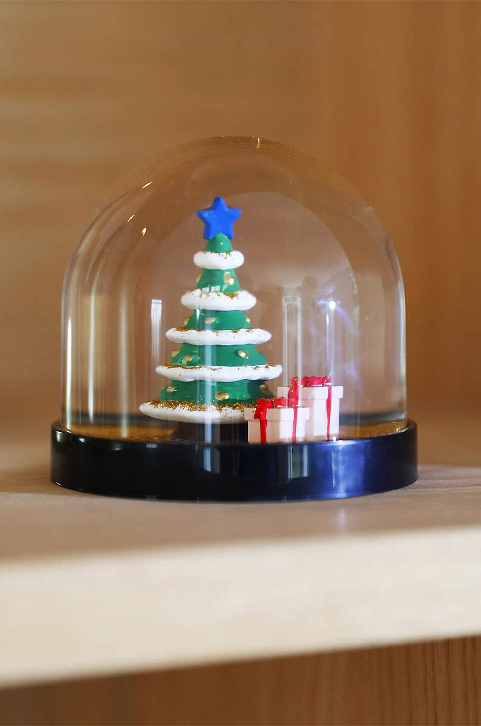 KLEVERING Boule à neige Christmas Tree Maison MULTICOLORE 3