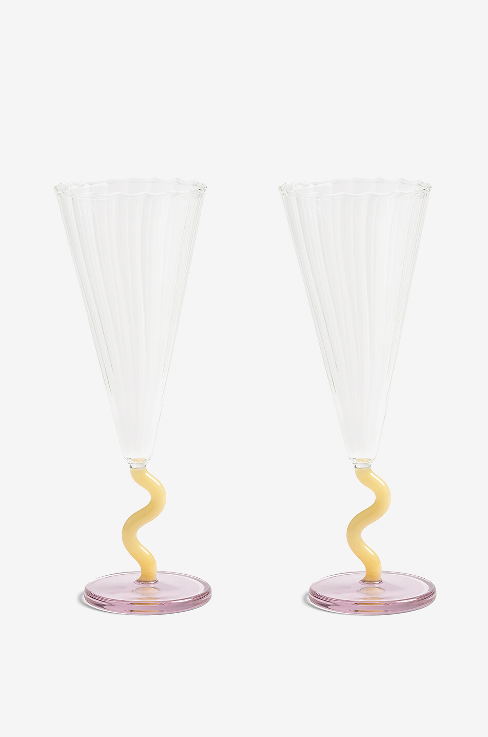 KLEVERING Set de deux flûtes Caramel Maison MULTICOLORE 1