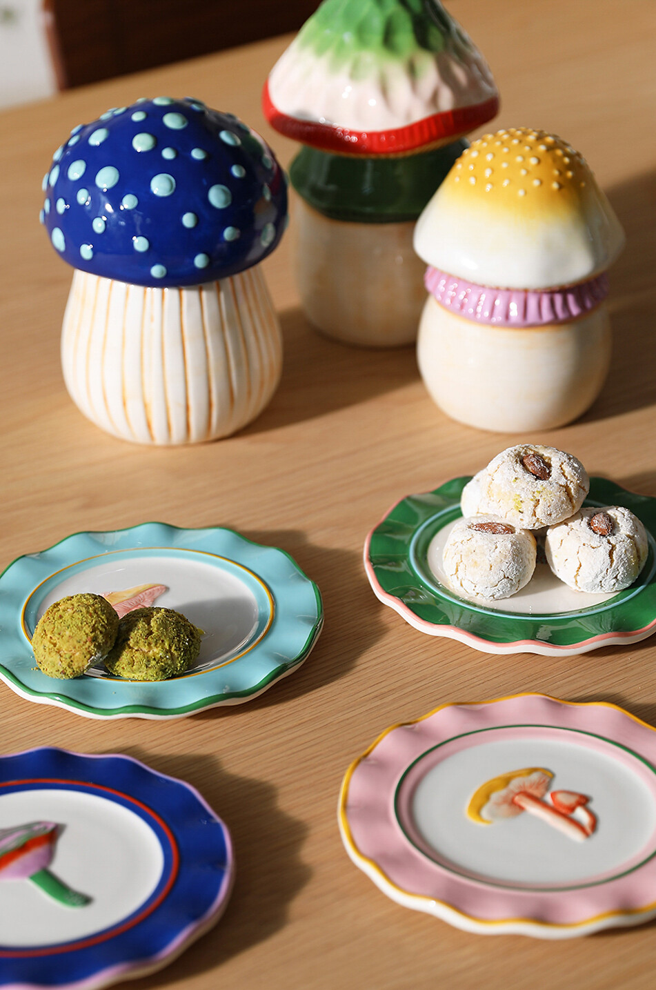 KLEVERING Magic Mushroom Small dolomite jar Home MULTI COLOURED 4