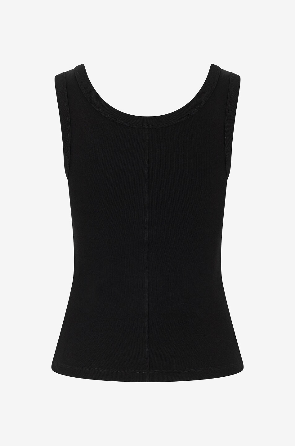 FLORE FLORE Tanktop mit U-förmigem Ausschnitt Hillie Tank Damen SCHWARZ 2